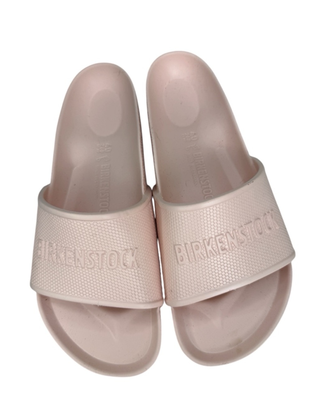Birkenstock Barbados Light Pink EVA Sandals W9 M7 - Picture 3 of 15